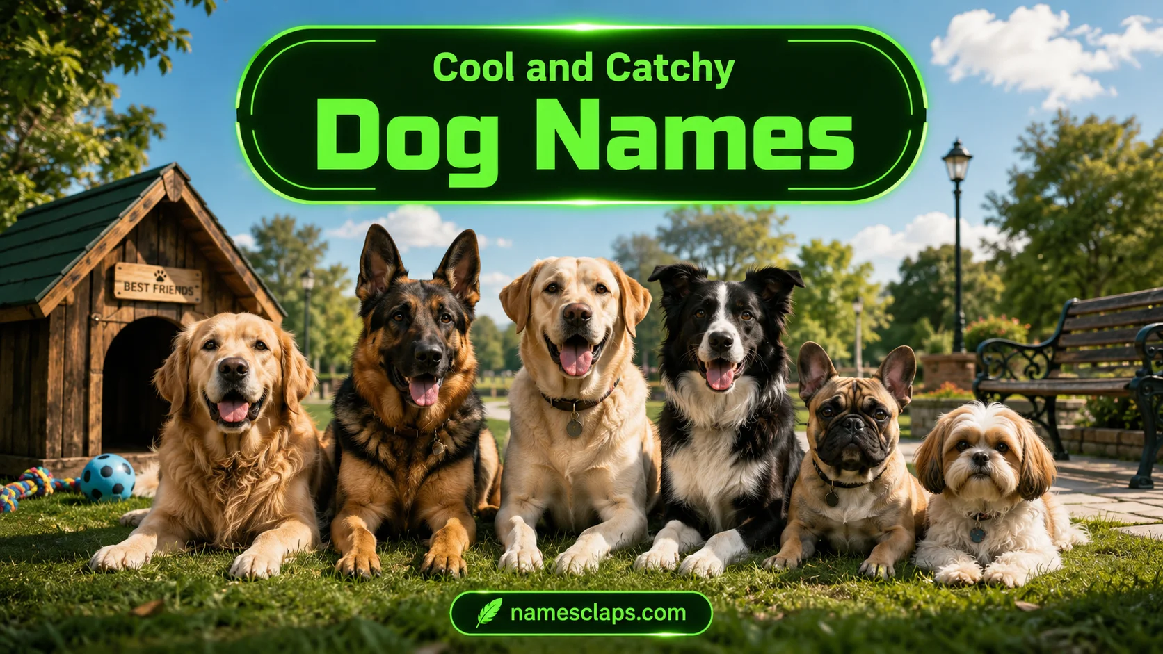 Cool And Catchy Dog Names