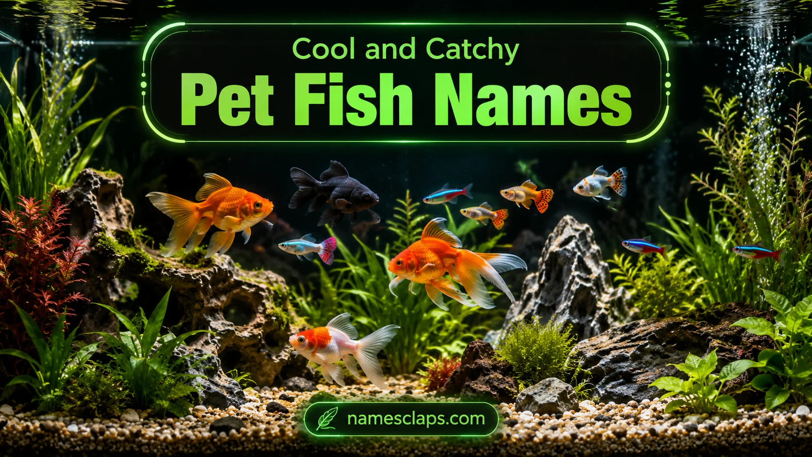 Cool And Catchy Pet Fish Names