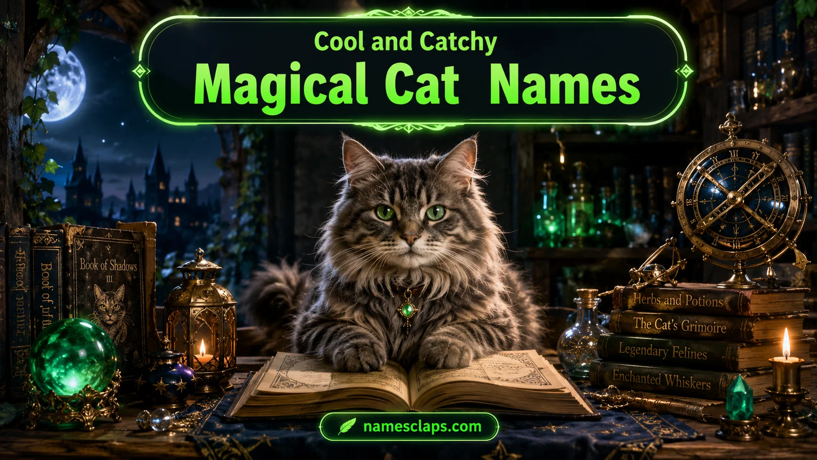 Cool And Catchy Magical Cat Names