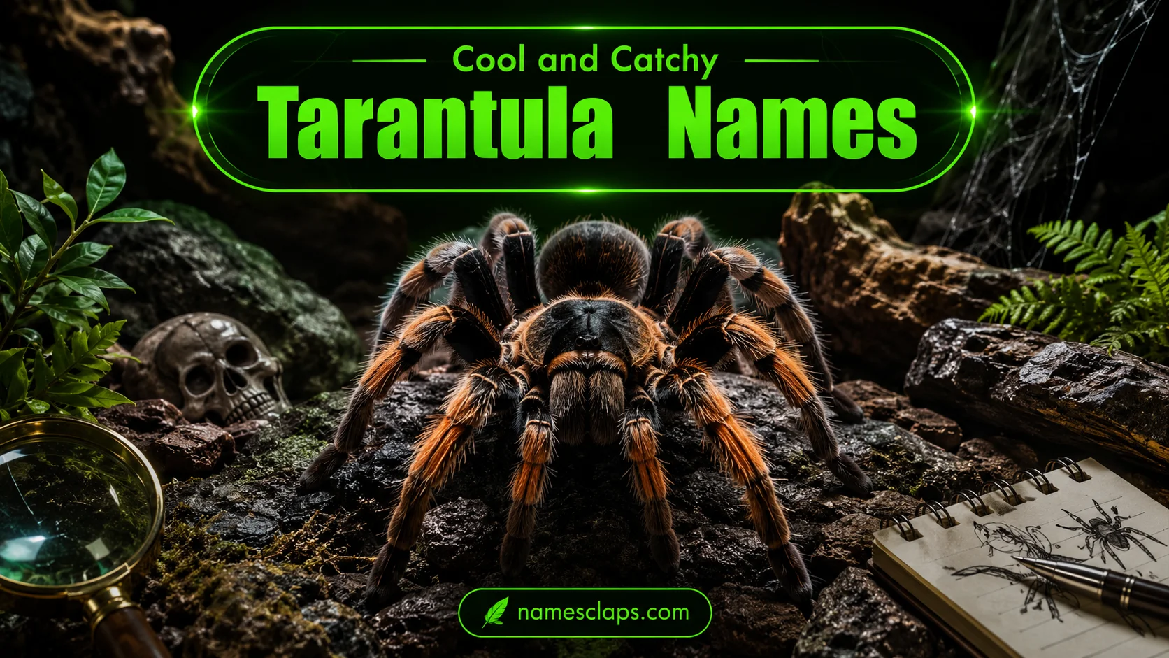 Cool And Catchy Pet Tarantula Names