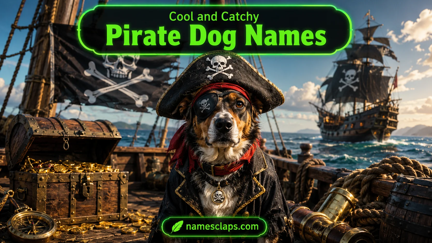 Cool And Catchy Pirate Dog Names