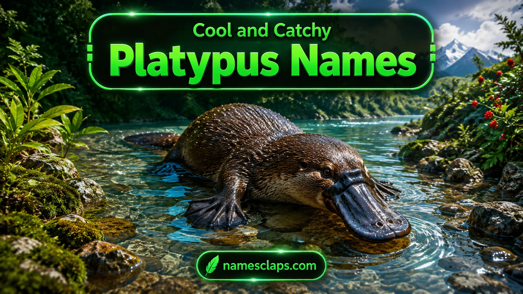 Cool And Catchy Platypus Names