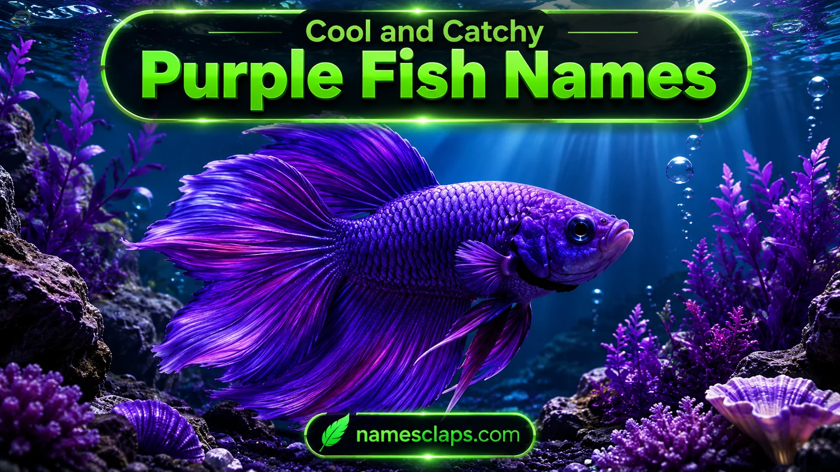 Cool And Catchy Purple Fish Names