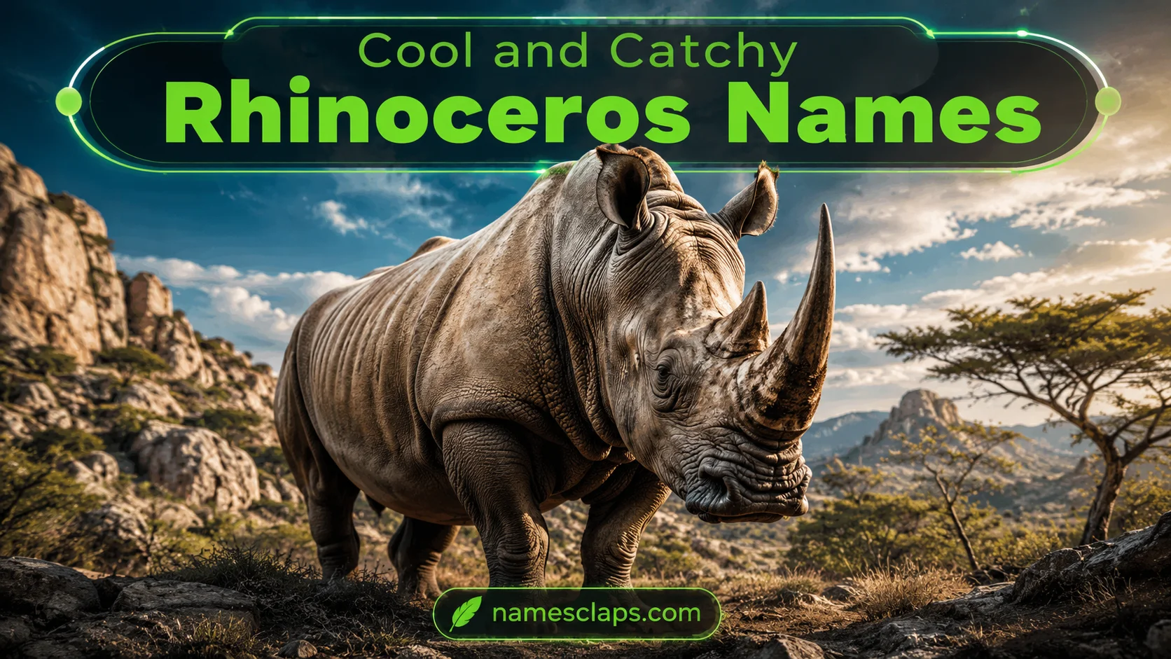 Cool And Catchy Rhinoceros Names