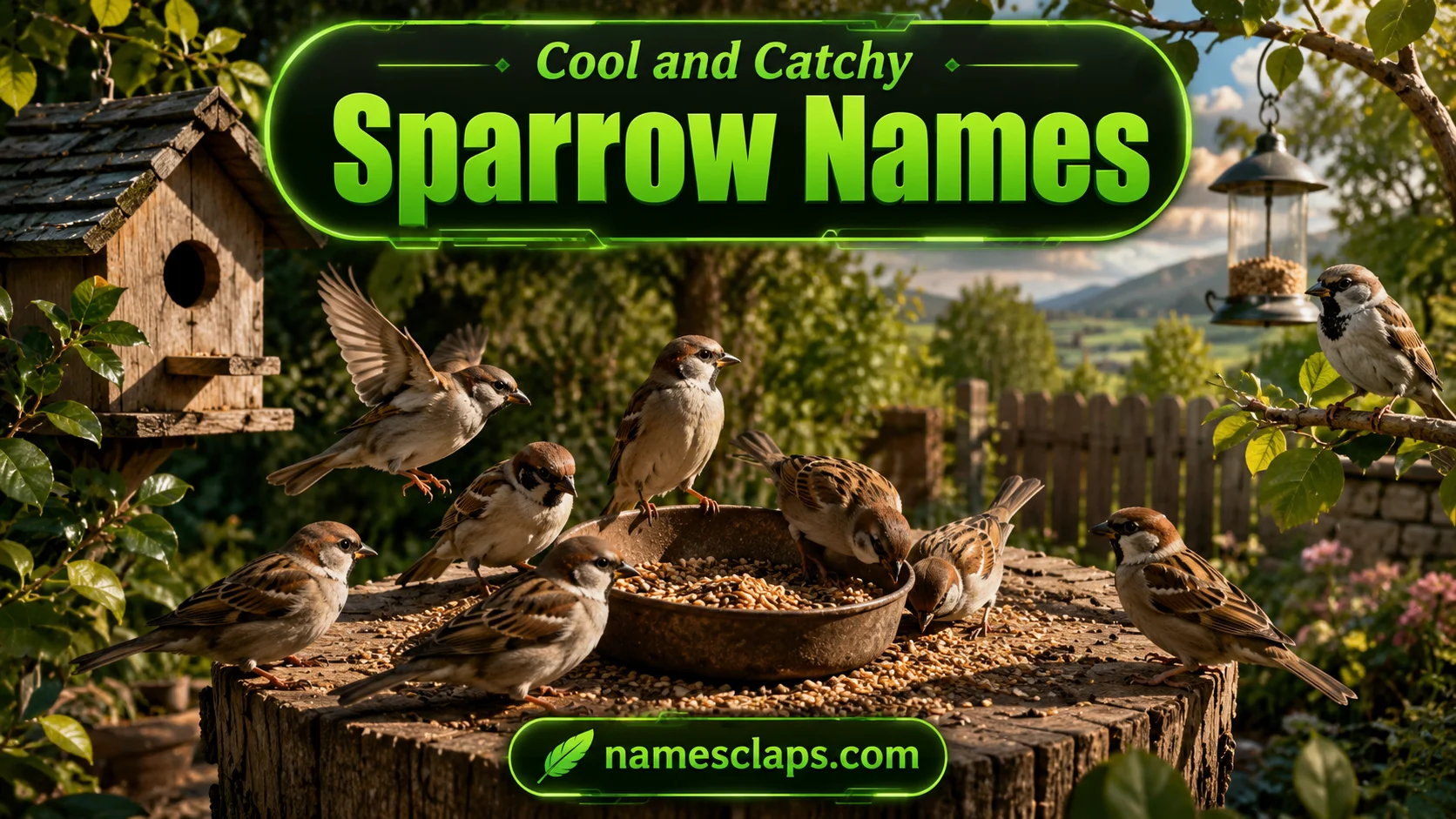 Cool And Catchy Sparrow Names