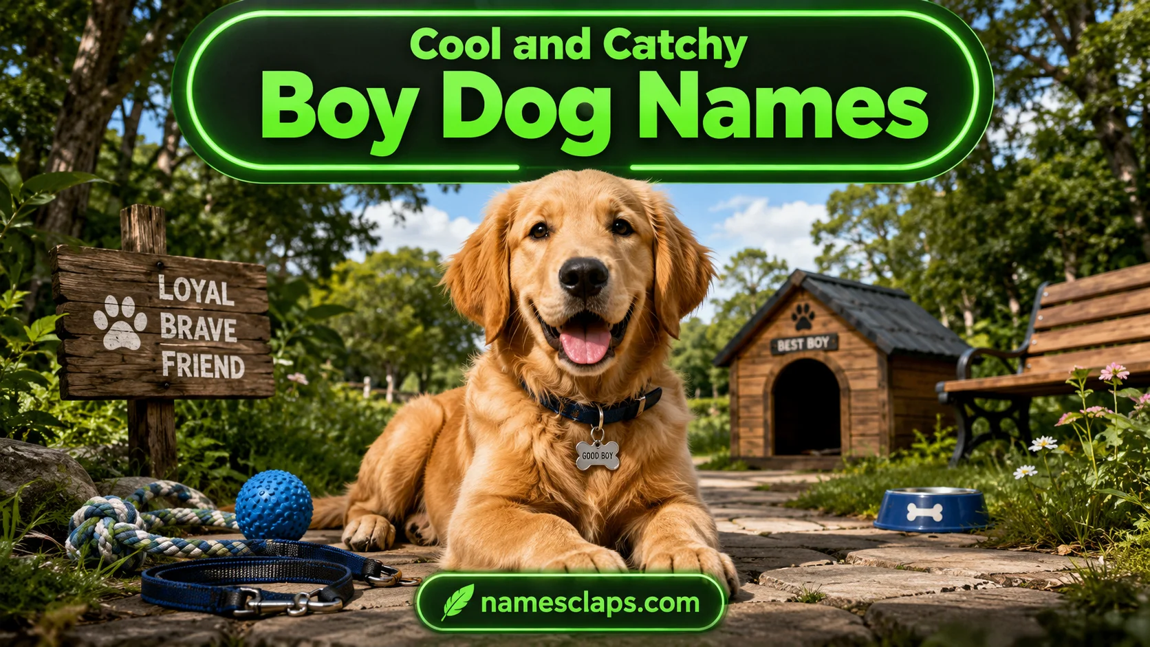 Cool And Catchy Boy Dog Names