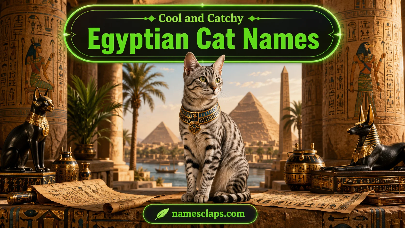 Cool And Catchy Egyptian Cat Names