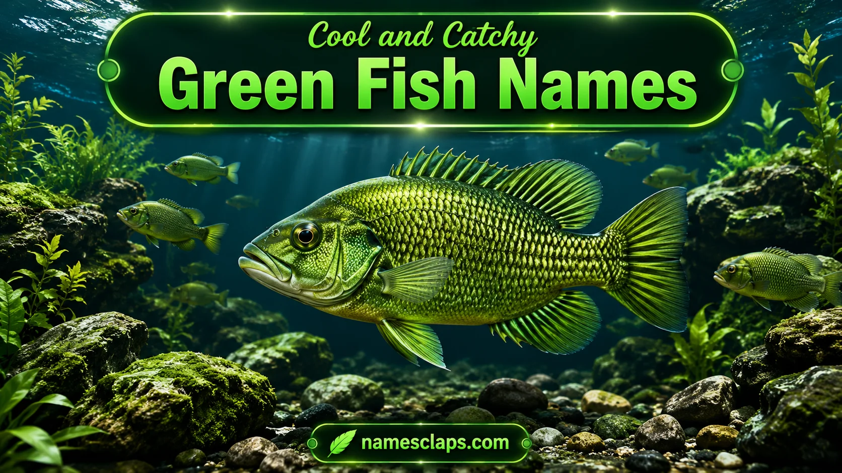 Cool And Catchy Green Fish Names