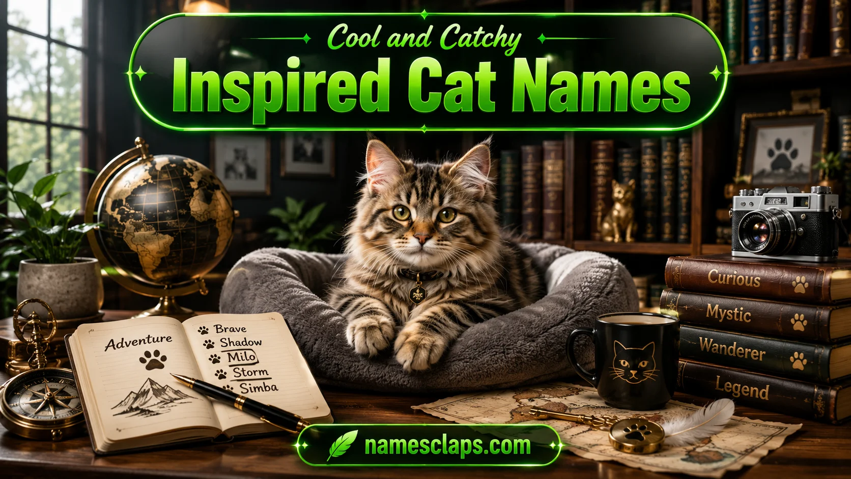Cool And Catchy Inspired Cat Names